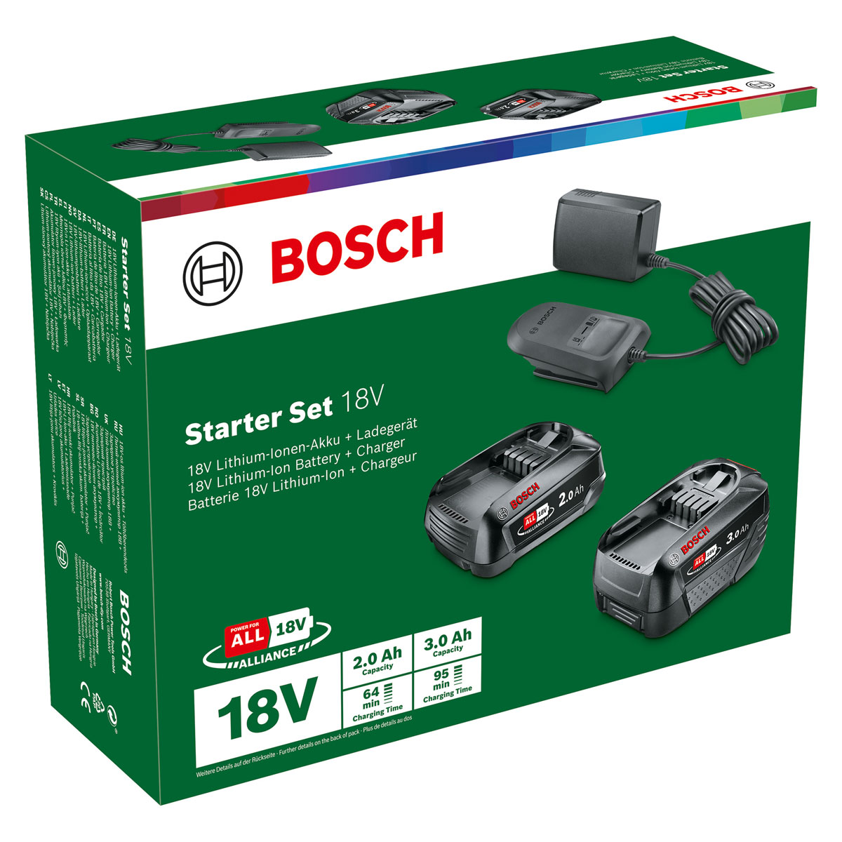 Bosch Akku-Set 18V 2,0Ah und 3,0Ah und AL18V-20 Bild 3