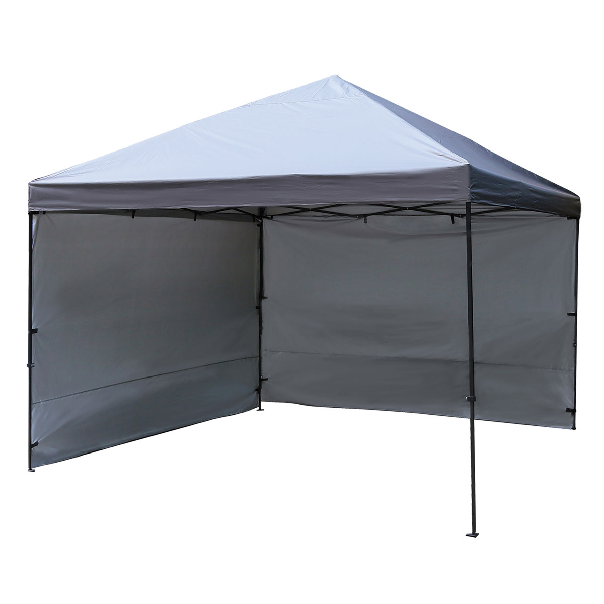 Haveson Ersatz-Seitenwände 2er-Set für Push-Up Pavillon 3,6 x 3,6m HHM 501182 Farbe grau