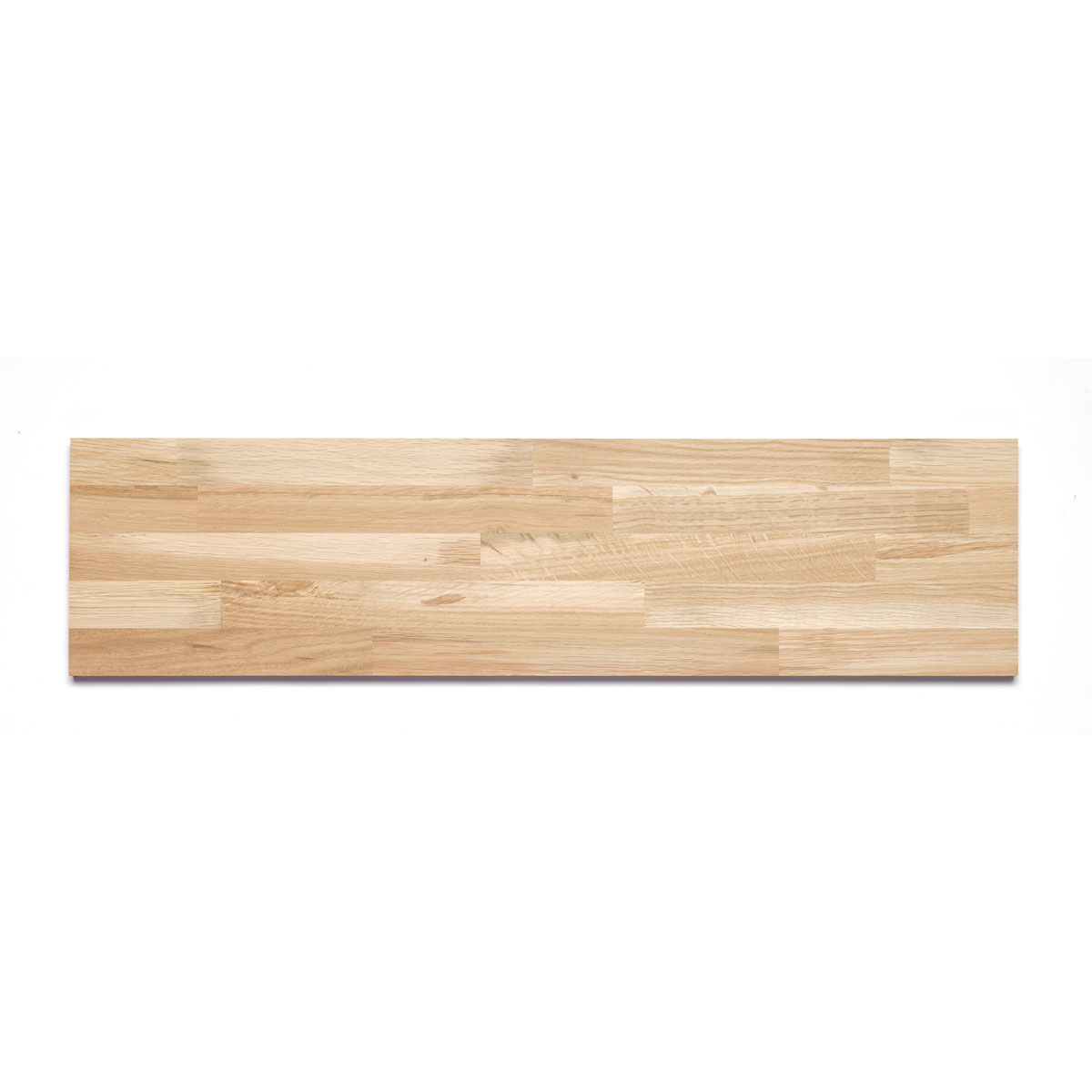 Leimholz Eiche naturbelassen 80 x 20 x 1,8 cm Bild 2
