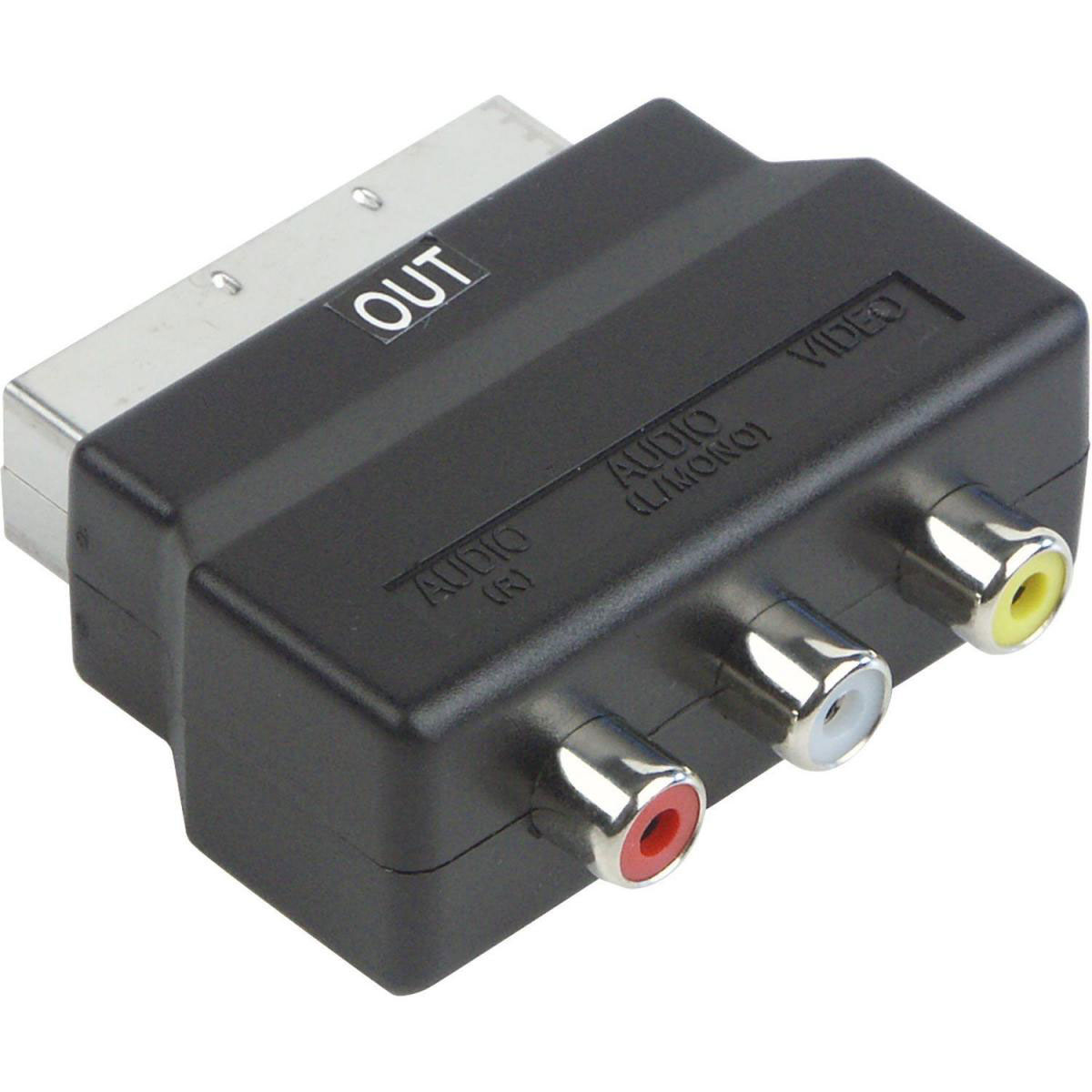 Schwaiger AV-Adapter schwarz Bild 1