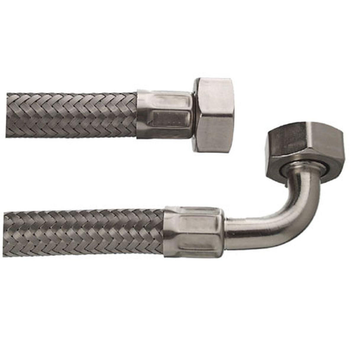 Waschmaschinen-Zulaufschlauch 2 m Edelstahl Waschmaschinen-Zulaufschlauch 2 m Edelstahl