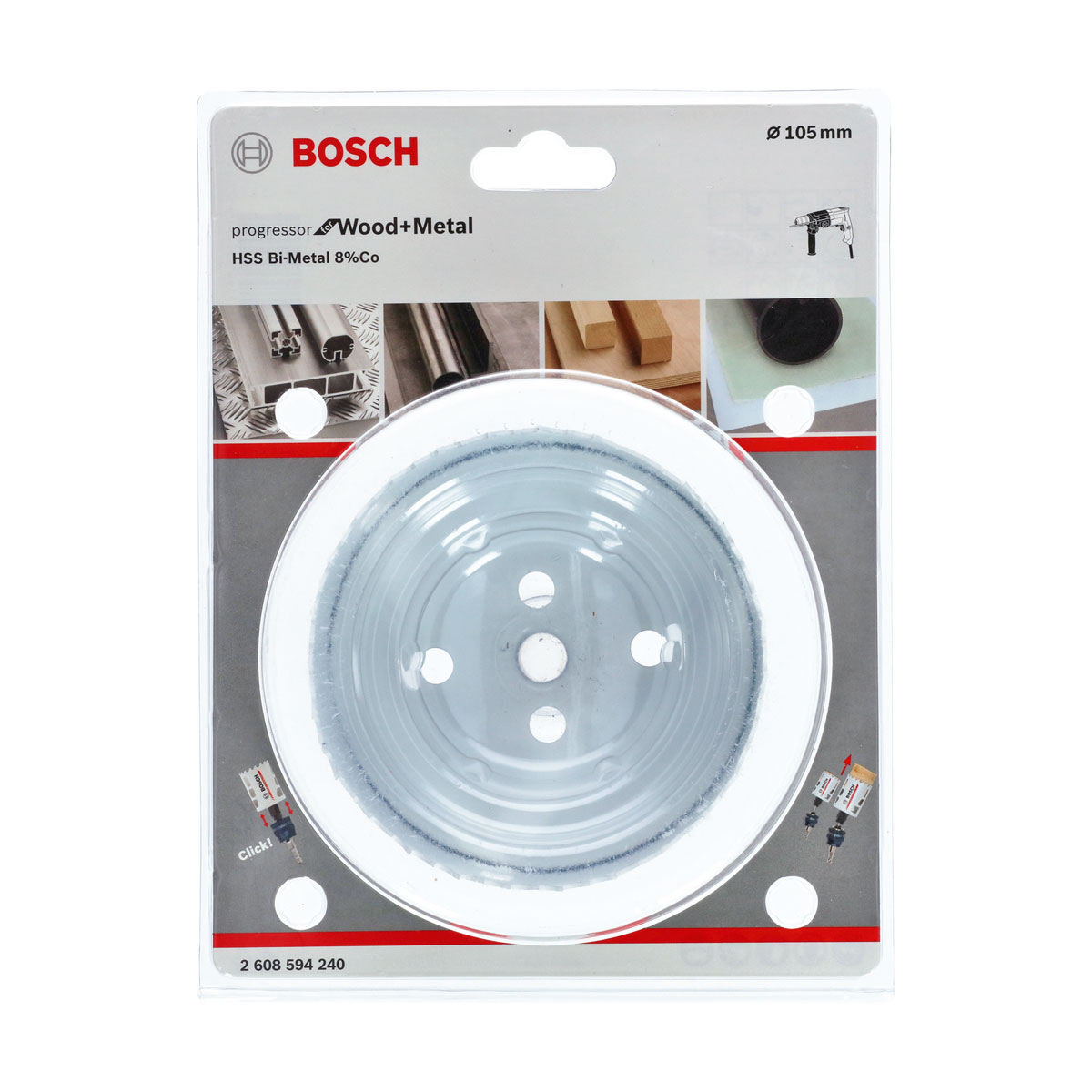 Bosch Professional   Lochsäge Progressor für Holz und Metall 111 mm Bild 2