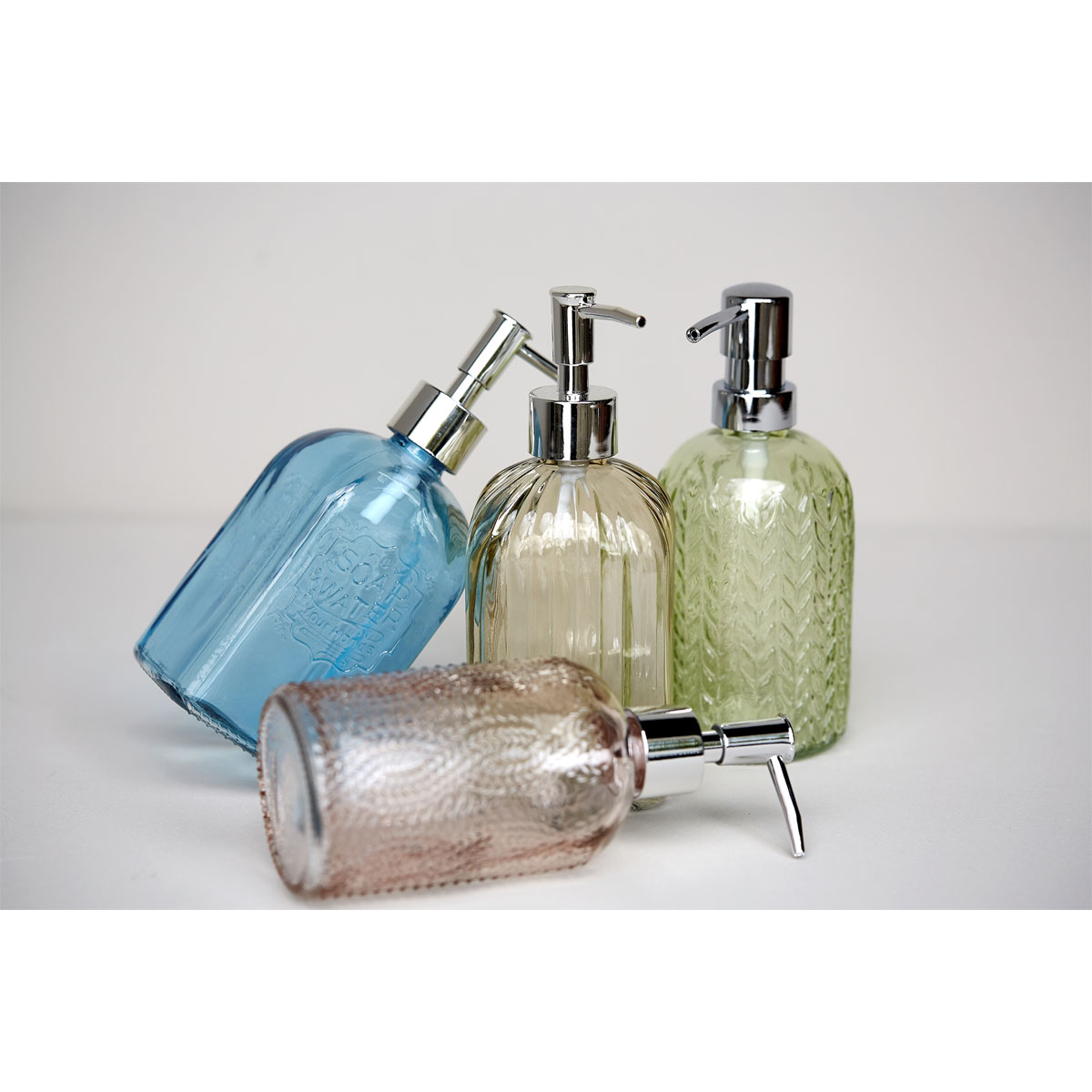 Wenko Seifenspender Vetro rosa 400 ml Bild 3