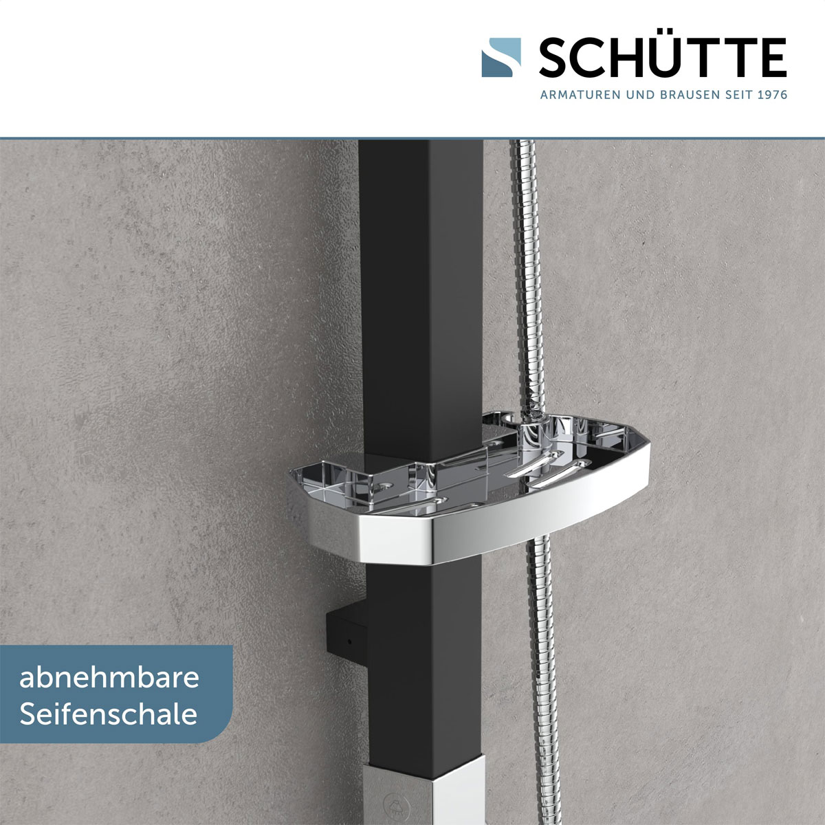 Schütte Überkopfbrause-Set Madagaskar schwarz Bild 9