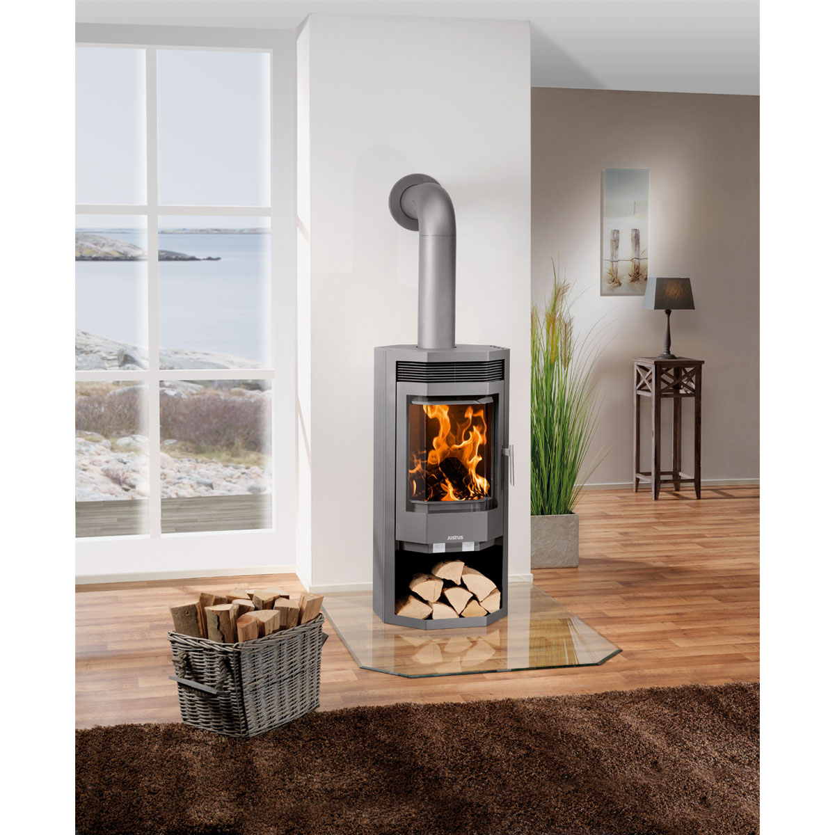 Justus Kaminofen Usedom 7 Stahl Bild 2