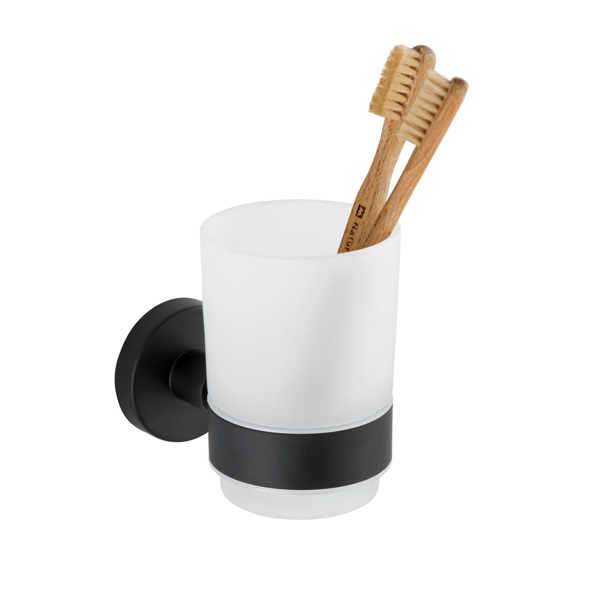 Wenko Zahnputzbecher Uno Bosio schwarz Bild 3