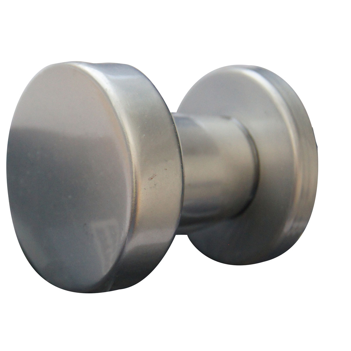 Alpertec Knopf auf Rosette silber