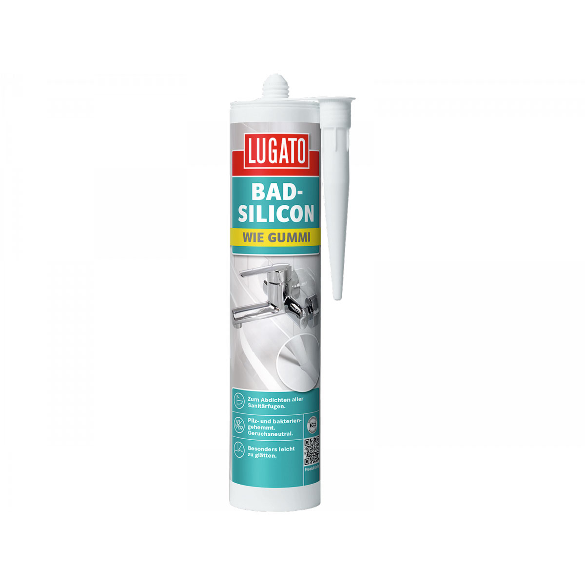 Lugato Bad-Silikon Wie Gummi transparent 310 ml