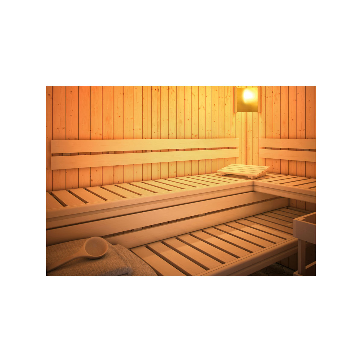 Karibu Rückenlehnen- und Bankblendenset 224 x 20 x 4 cm