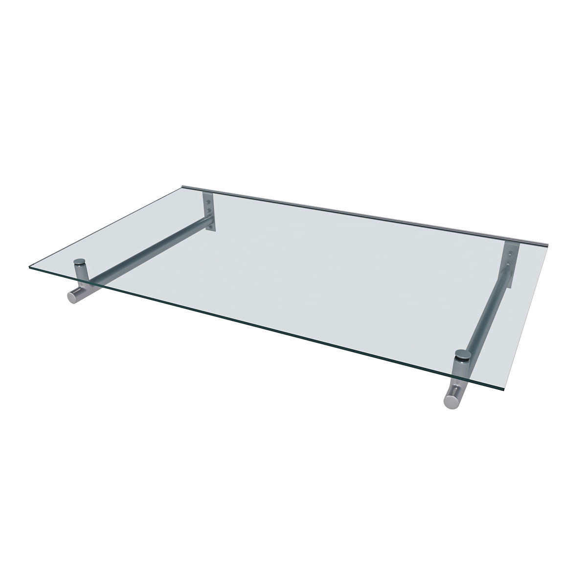 Durabil Edelstahl-Vordach HD 140 140 x 80 x 19,5 cm