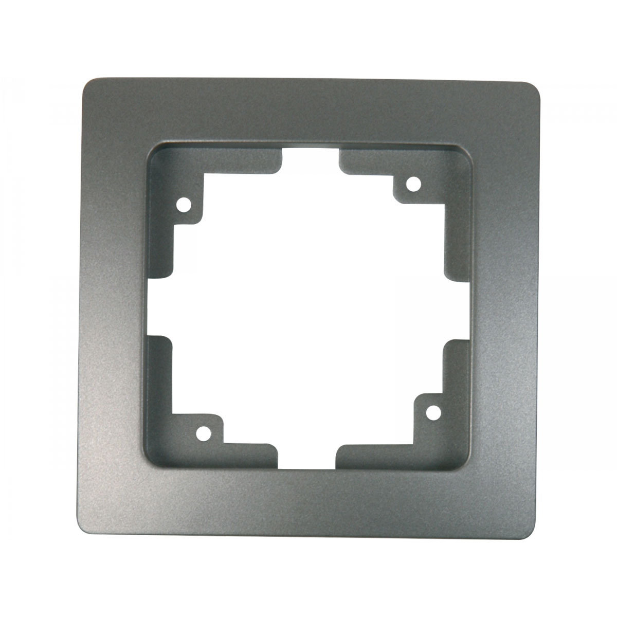 Unitec Abdeckrahmen Monaco 1-fach platin