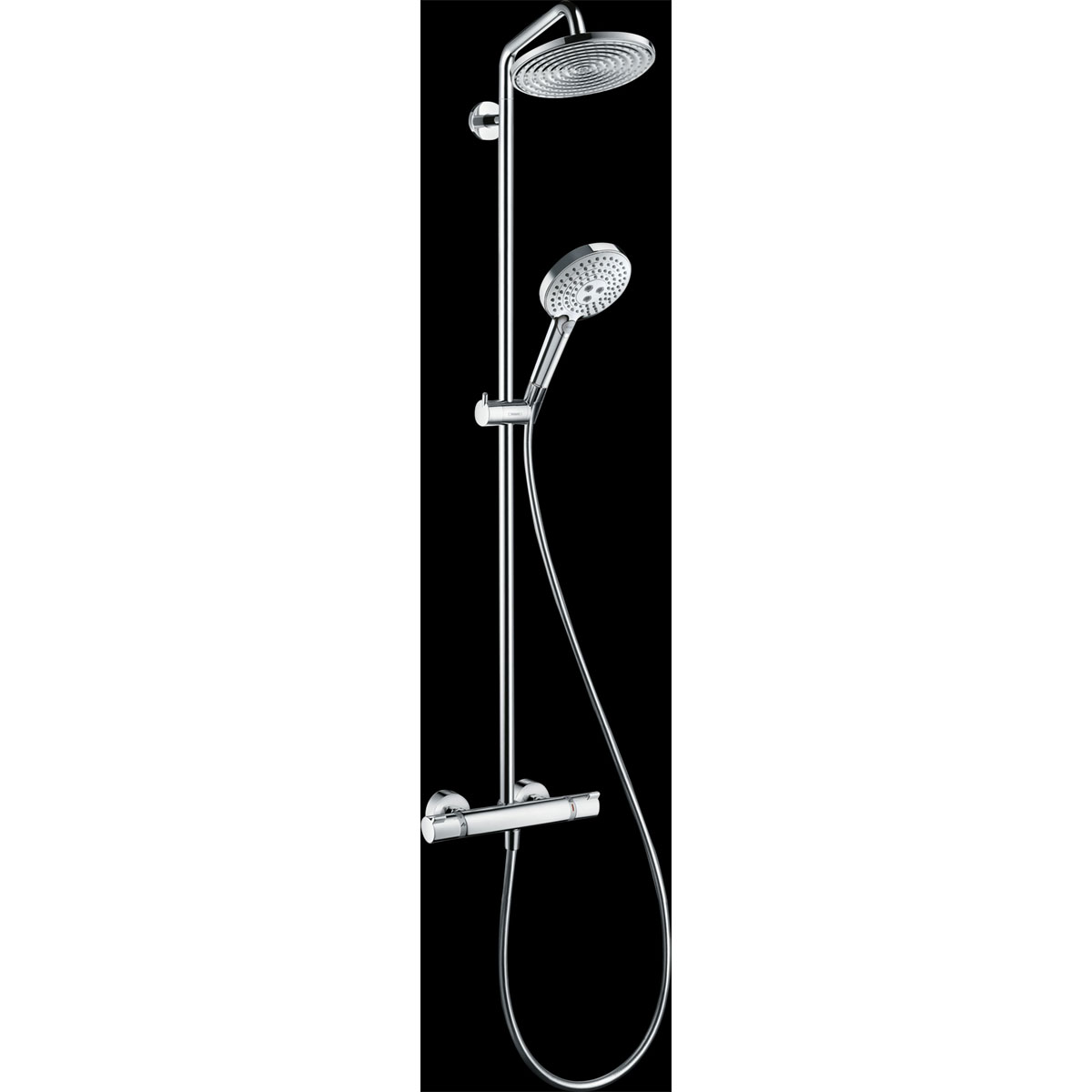 Hansgrohe  Duschsystem 240 Raindance S 1 Strahlart mit Thermostat Chrom Bild 1