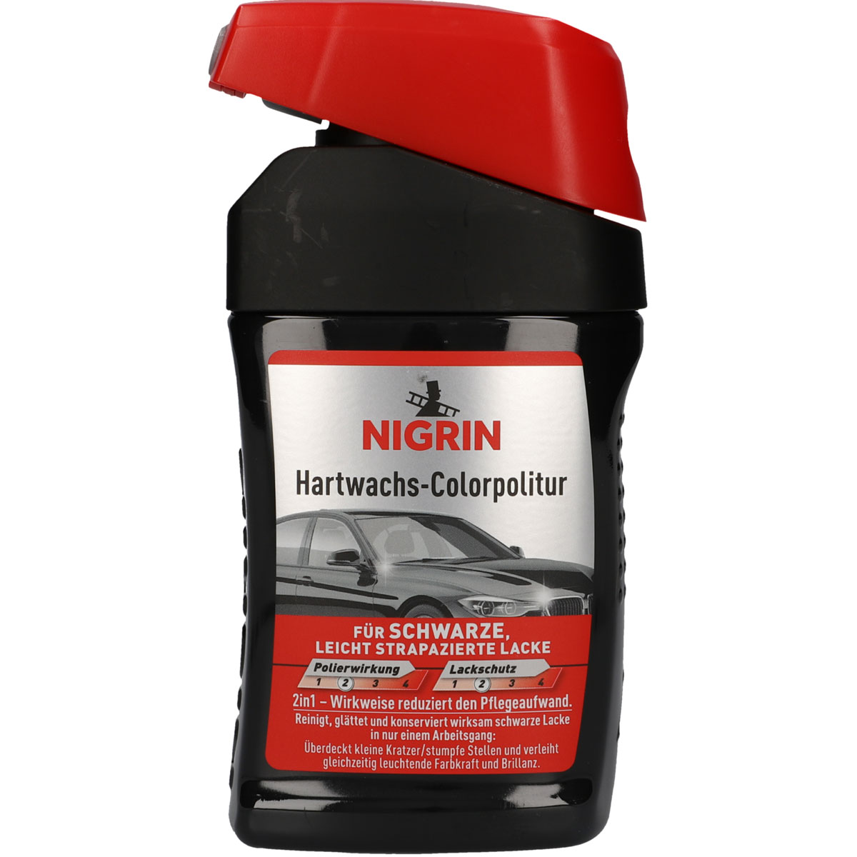 Nigrin  Hartwachs Politur Color schwarz 300 ml