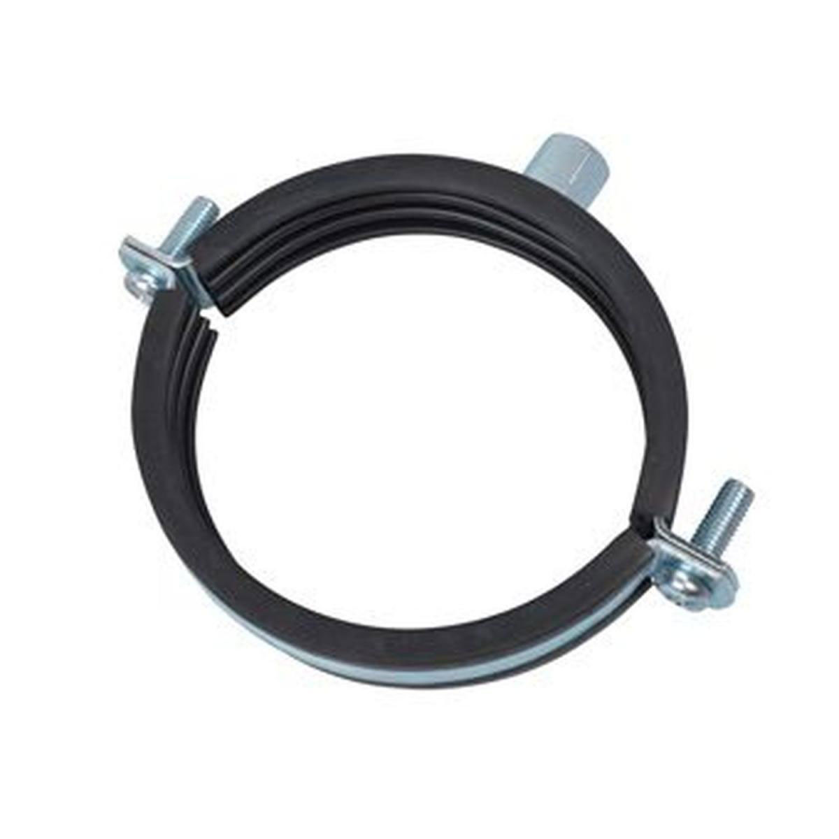 Rohrschelle schallgedämpft 108-114 mm x M8 für 4"