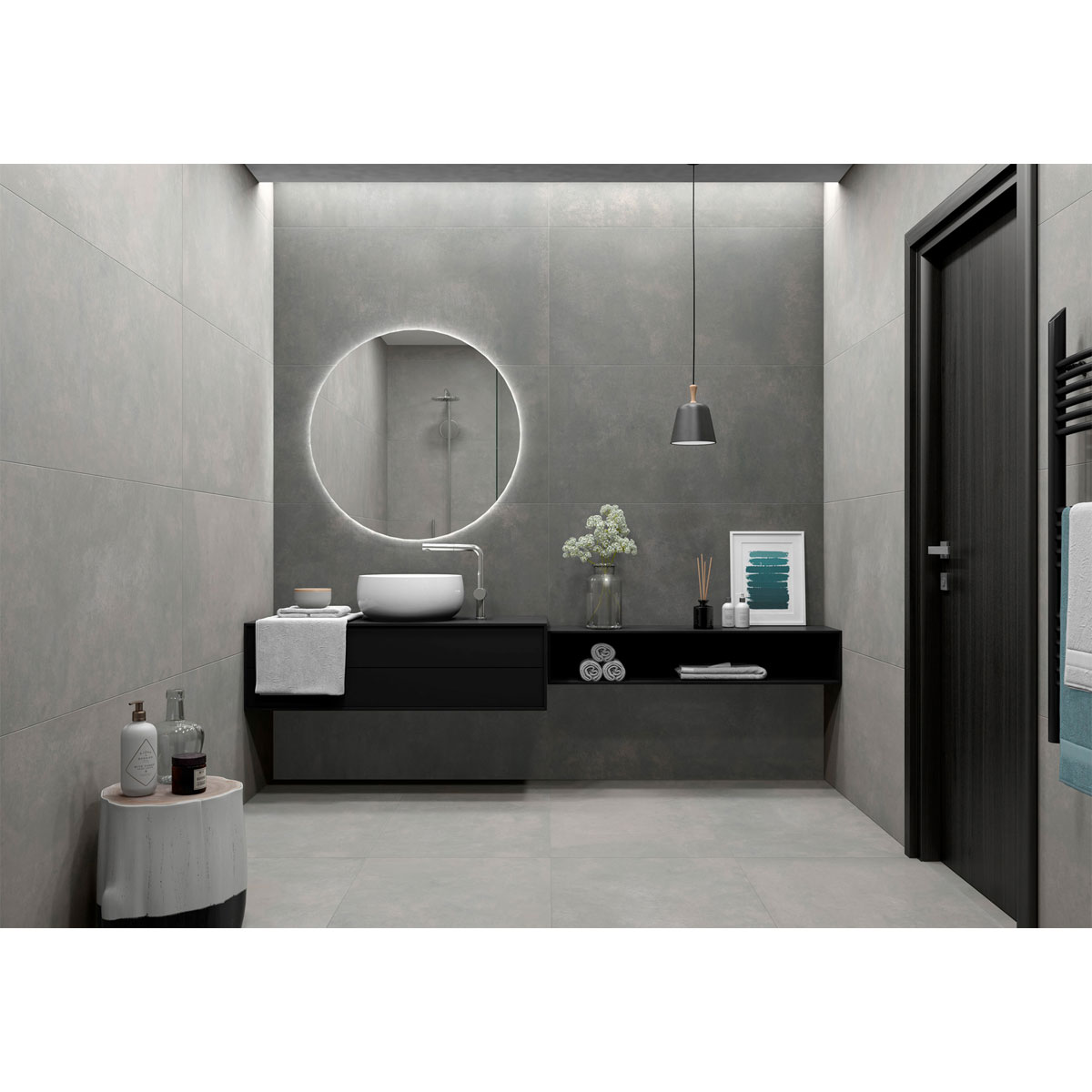 Feinsteinzeug Omnia ash 59,8 x 59,8 cm Bild 2