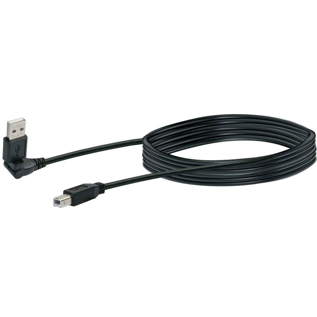 Schwaiger USB 2.0 Standard B Anschlusskabel 3 m schwarz Bild 1