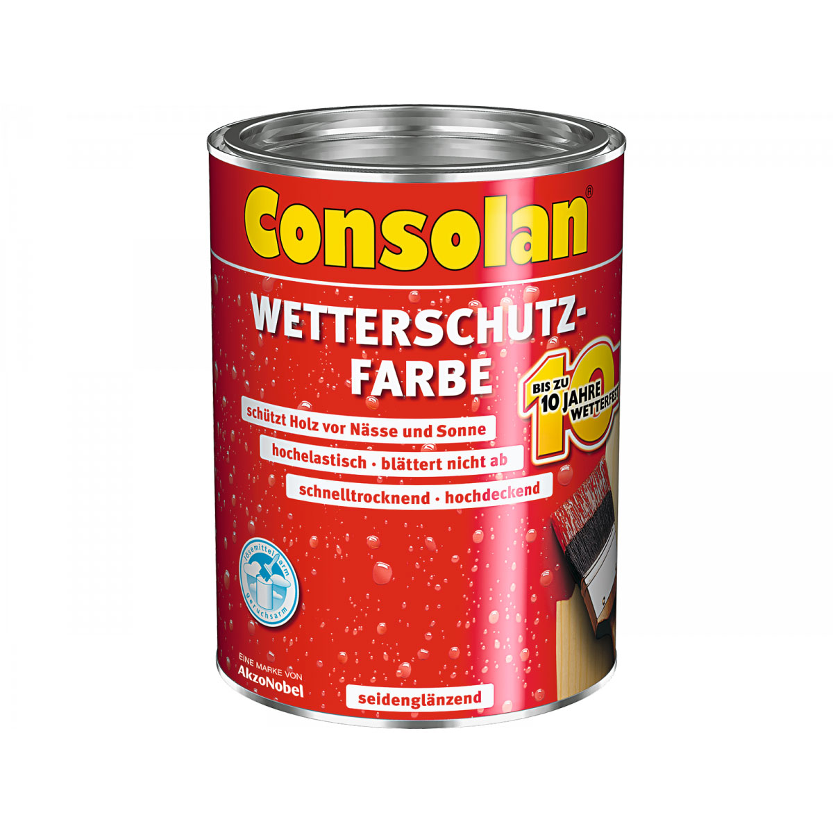 Consolan Wetterschutzfarbe weiß 0,75 L