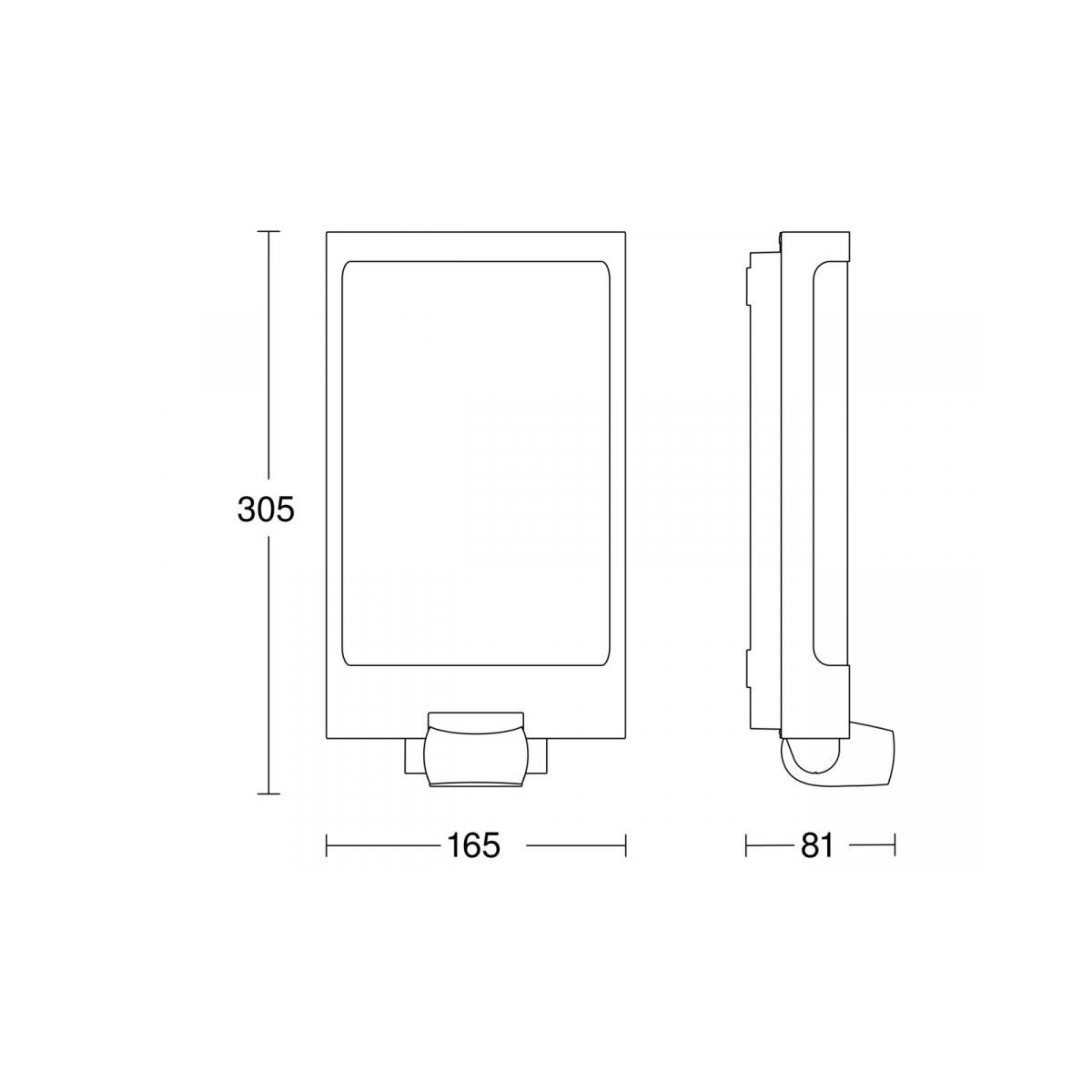 Steinel LED-Sensor-Außenleuchten L 240 S Edelstahl Bild 6