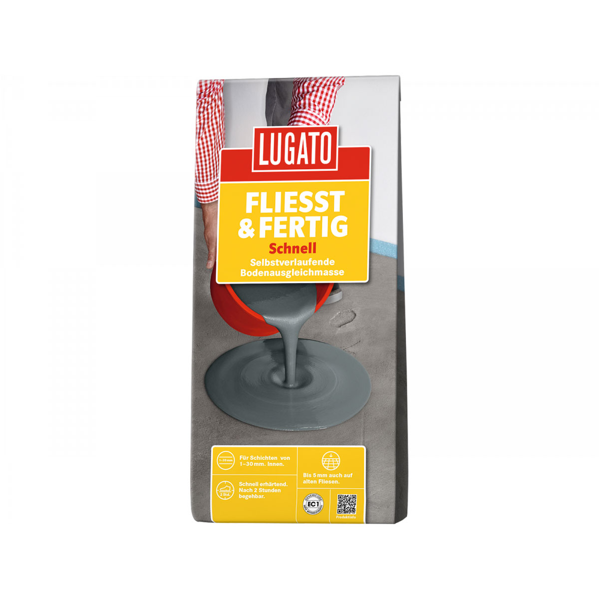 Lugato Ausgleichsmasse Fliesst und Fertig Schnell 5 kg