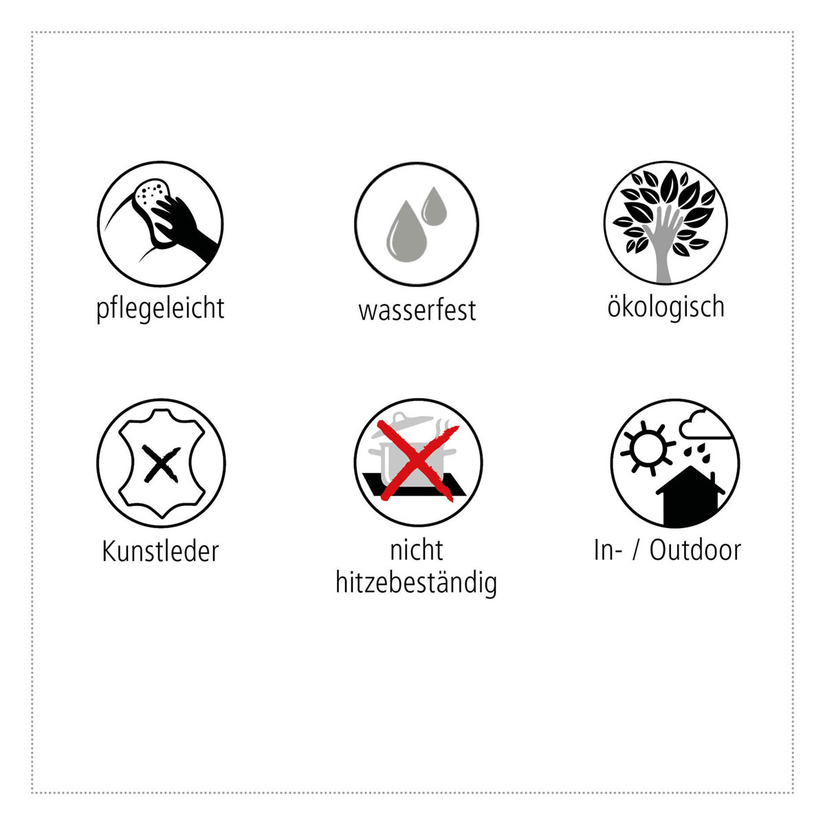 MySpotti Tischset Mia 4er-Set rechteckig Bild 4