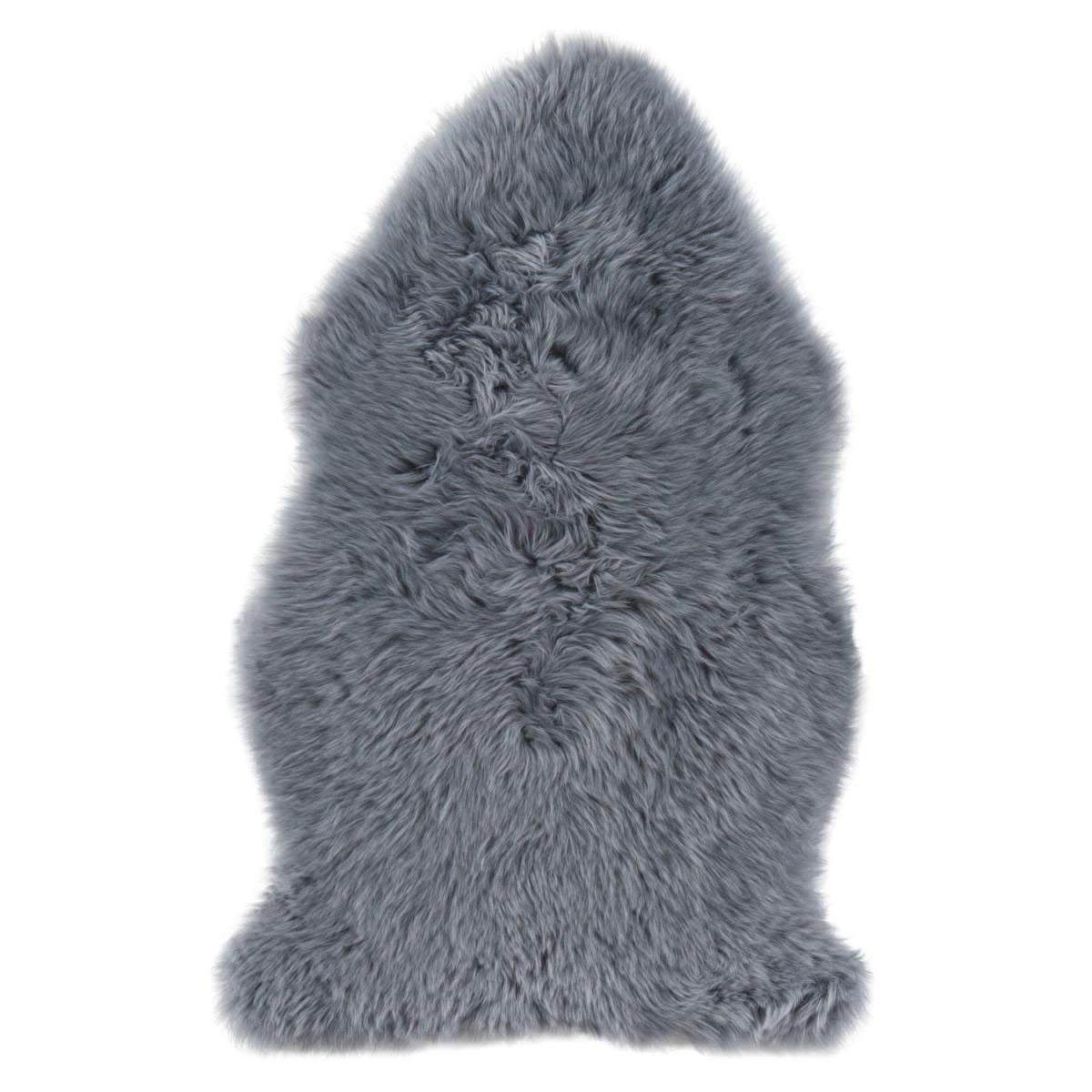 Teppich Schaffell ca 60 x 85 cm Grau