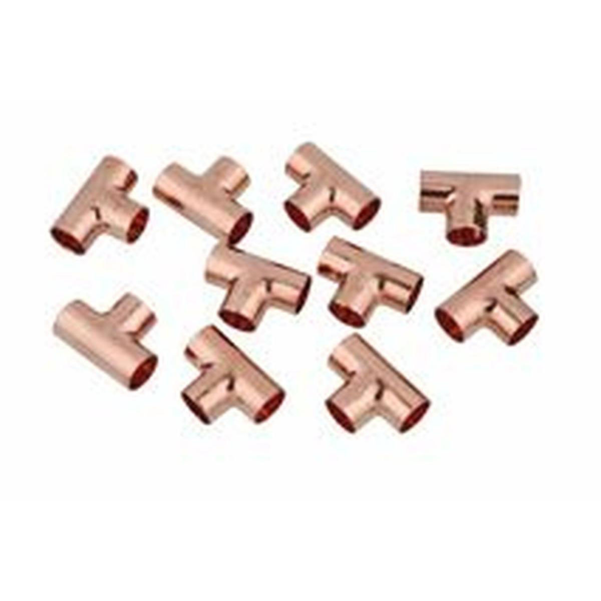 Kirchhoff T-Stück 18 mm Kupfer 10 Stück Kirchhoff T-Stück 18 mm Kupfer 10 Stück
