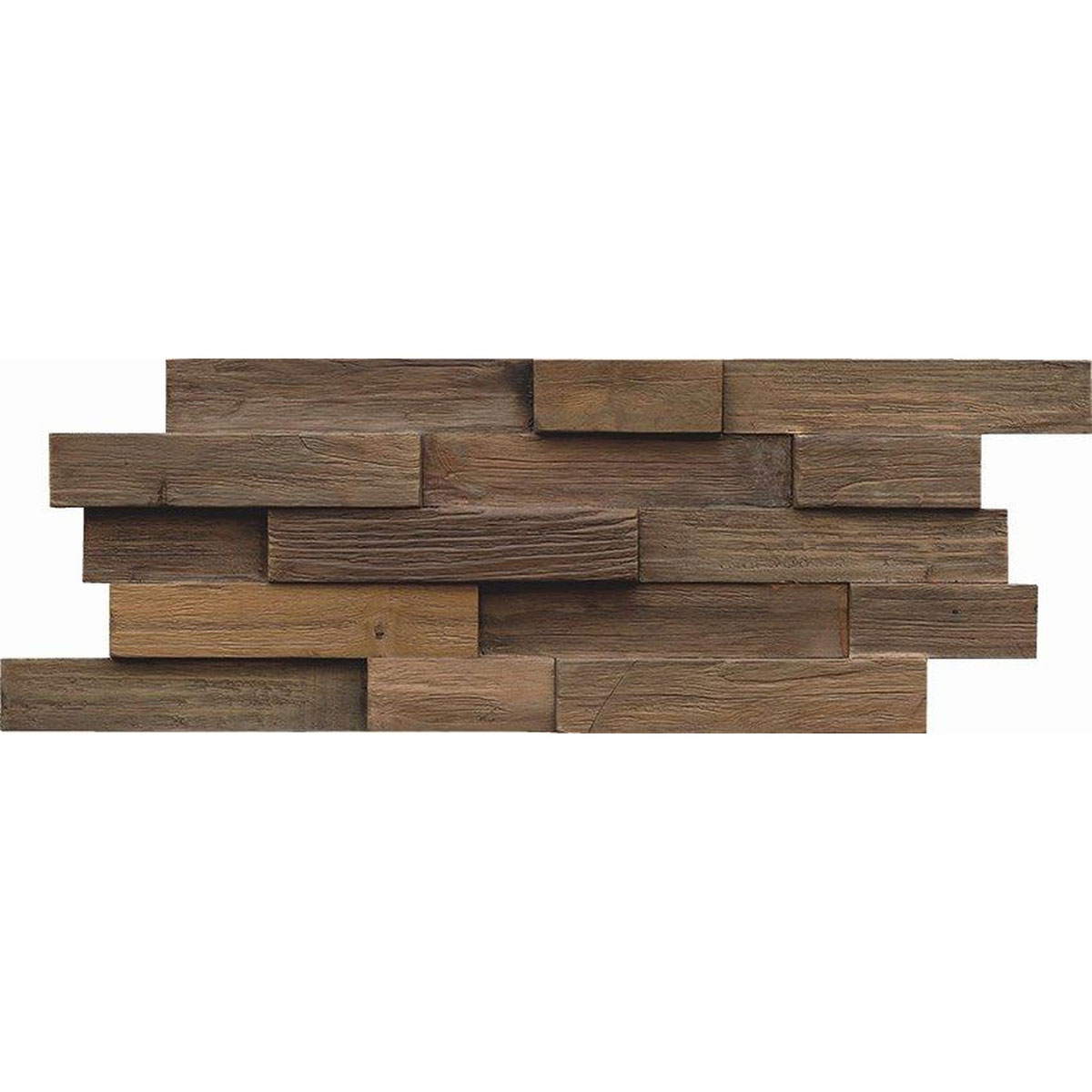 Indo Wandverkleidung Teak Charred 10er-Set Bild 2