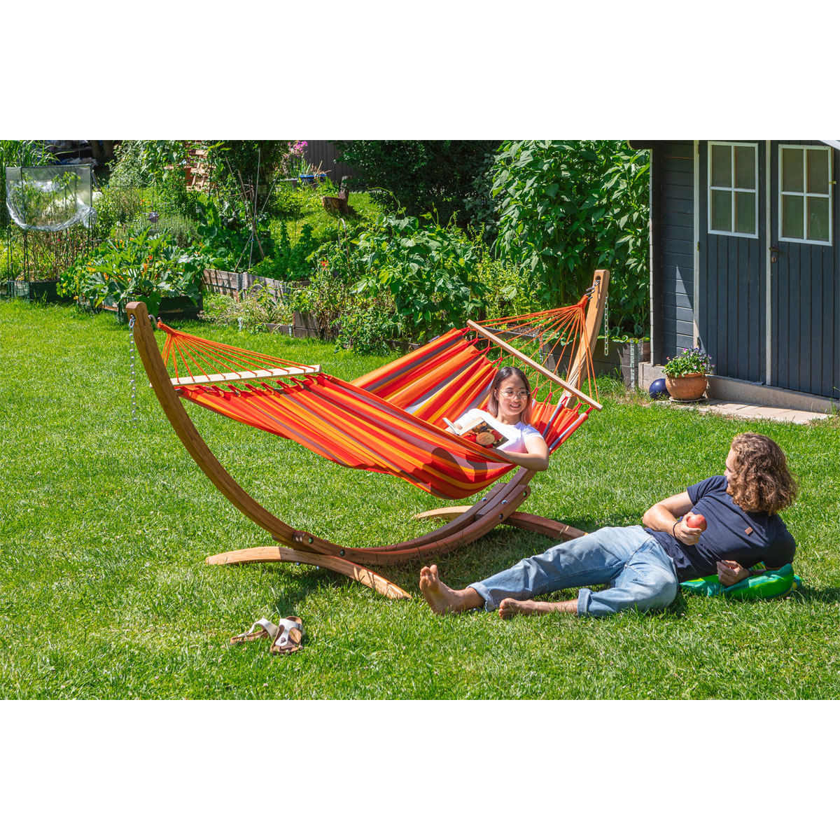 La Siesta Doppel-Stabhängematte Alisio Toucan Wetterresistent Bild 2