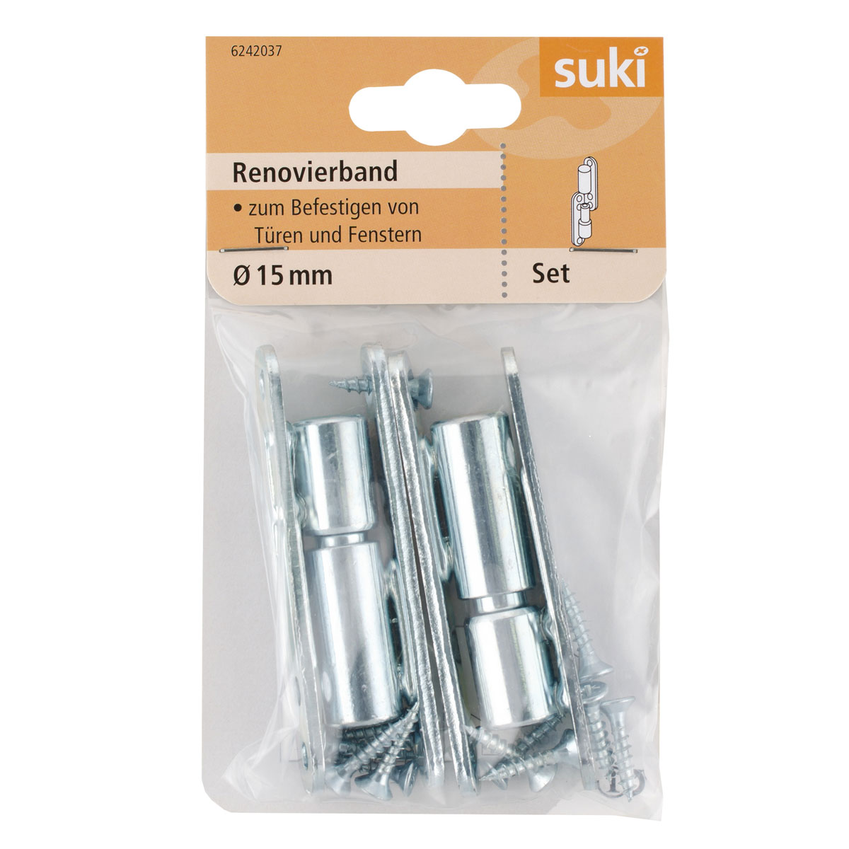 Suki Renovierband verzinkt zum Anschrauben 2 Stück