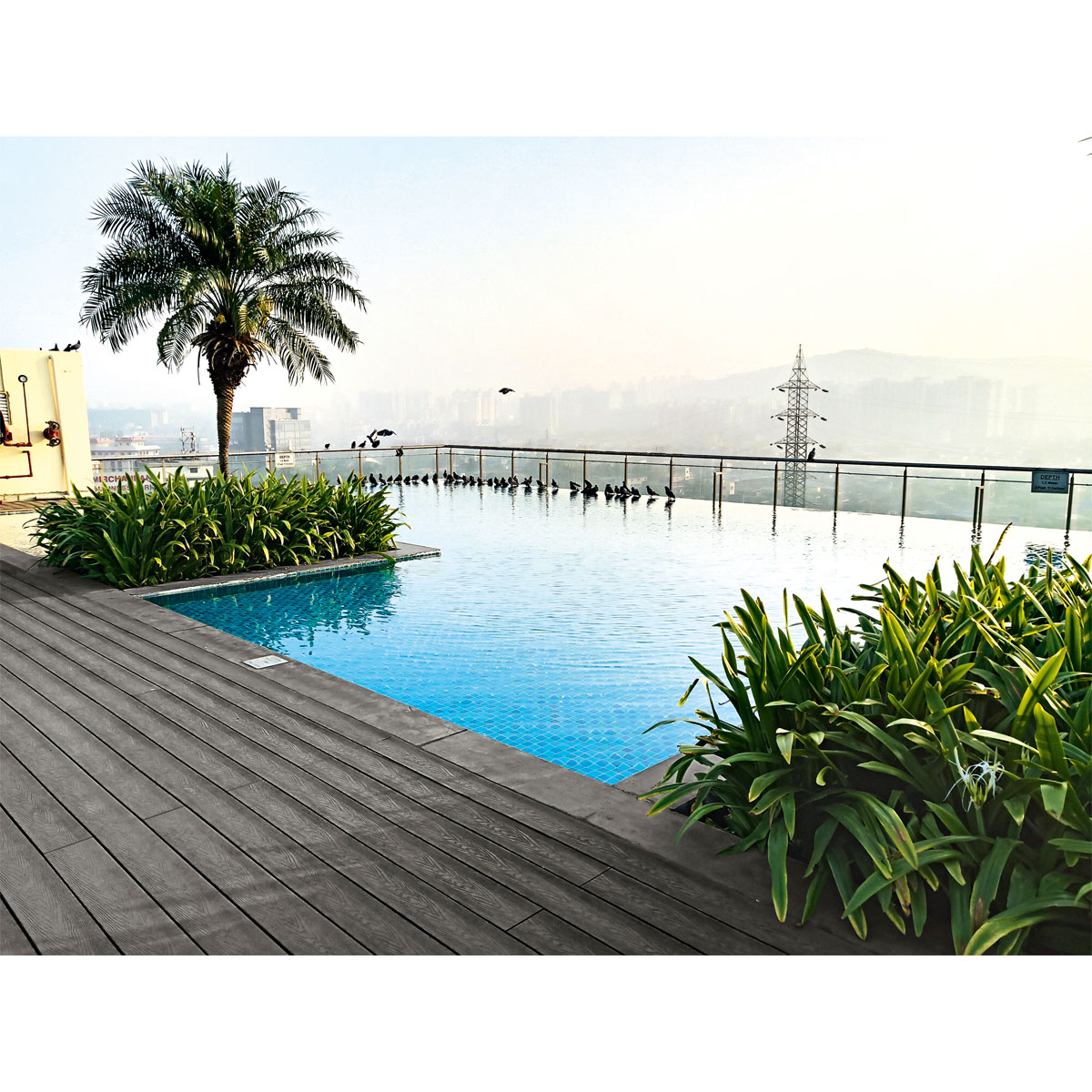 Hartmann WPC-Terrassendiele anthrazit geriffelt 200 x 14,5 x 2,3 cm Bild 5