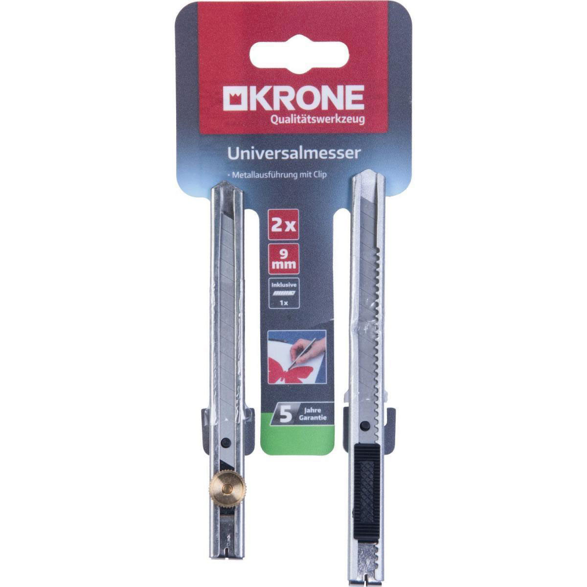 Krone Unimesser Metall 9 mm 2 Stück Bild 1