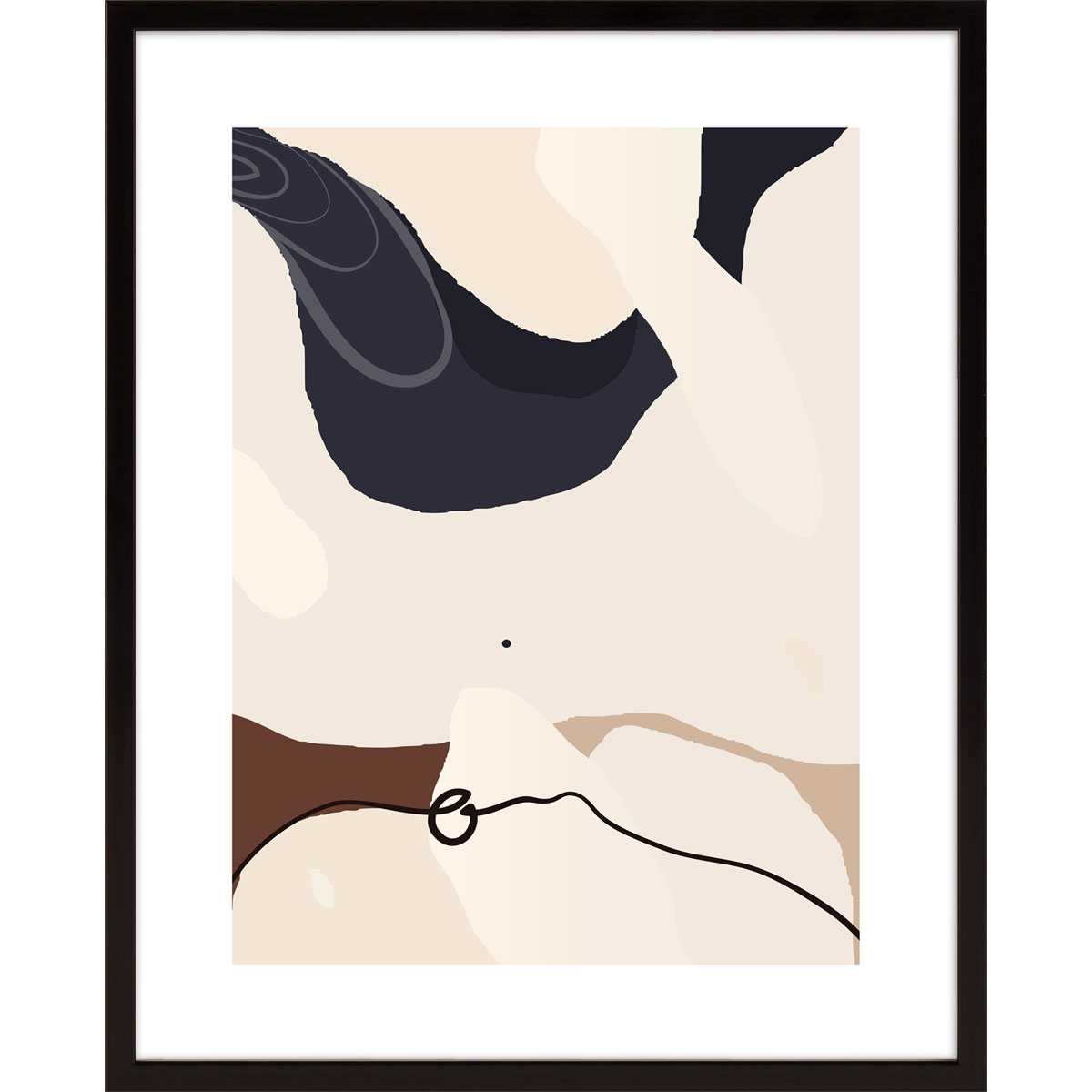 Bilderrahmen Madrid 40x50 cm schwarz