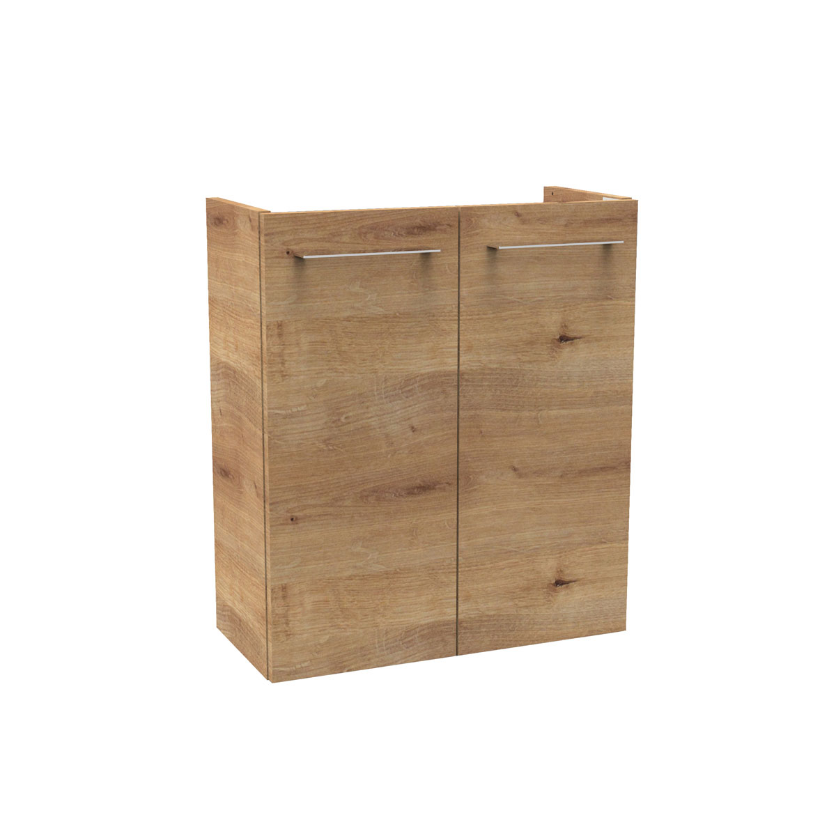 Fackelmann  Gäste-WC Waschtischunterschrank SBC 520 x 600 x 243 mm AstEiche