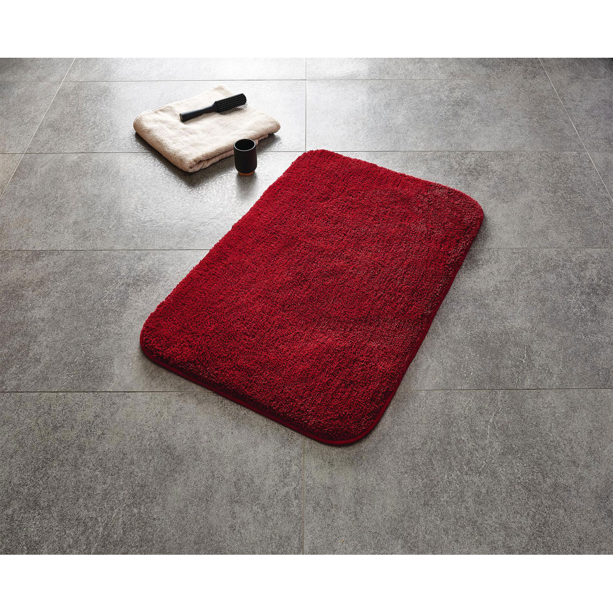 Ridder  Teppich Chic 60 x 90 cm rot Polyester-Microfaser Bild 2