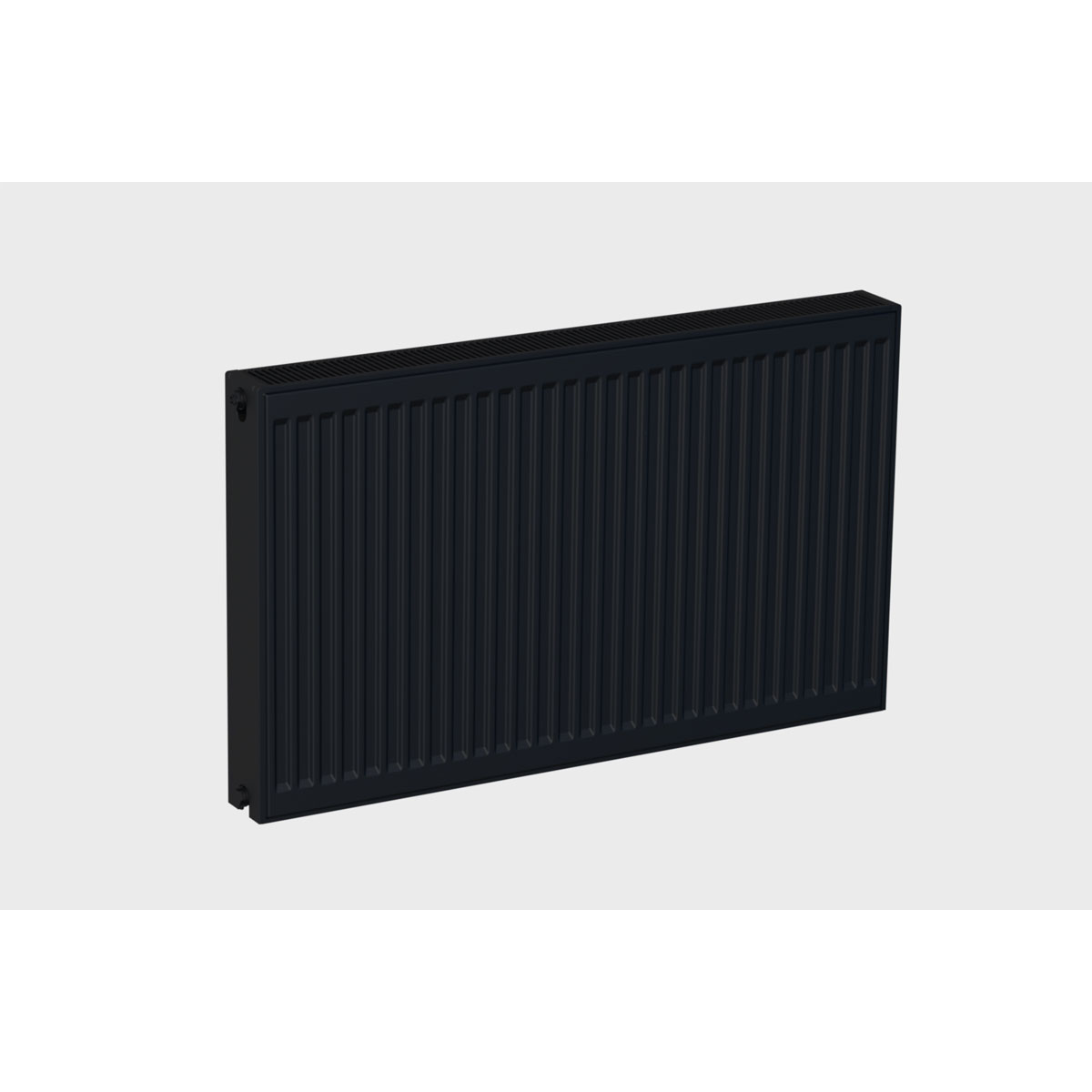 sanicomfort Flachheizkoerper „Typ 22“, schwarz, 600x140-6 Set Bild 3