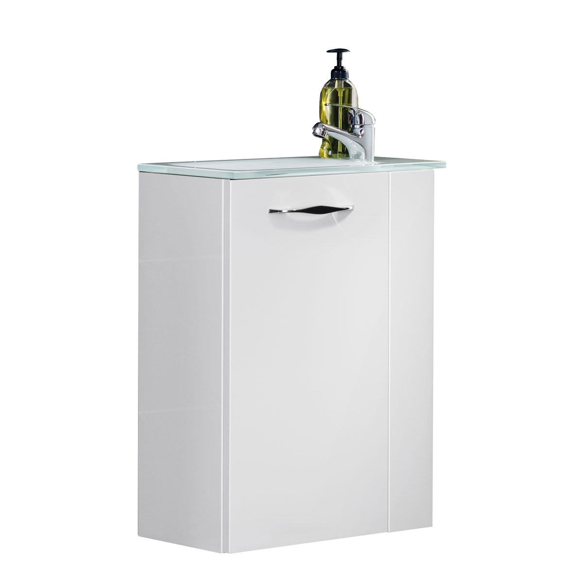 Fackelmann Mini-Waschtischunterschrank Sceno 44 x 60 x 24,5 cm weiß Bild 3