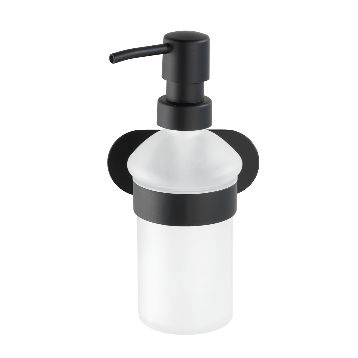Wenko  Turbo-Loc Edelstahl Seifenspender Orea Black Matt Flüssigseifen-Spender Befestigen ohne bohren ca 200 ml Bild 10