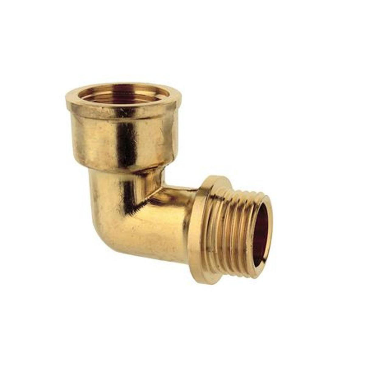 Kirchhoff 90-Winkel ¾ IG x ¾ AG Messing blank Kirchhoff 90-Winkel ¾ IG x ¾ AG Messing blank