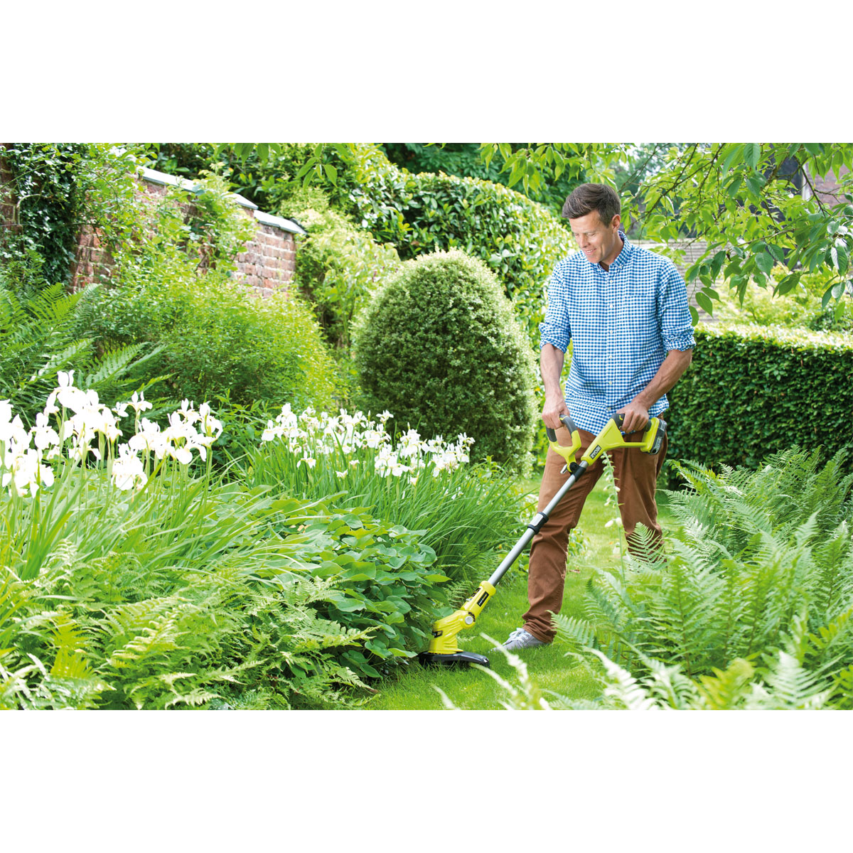 Ryobi  Hybrid-Rasentrimmer-Set RLT1831H25F inkl Akku und Ladegerät Bild 5