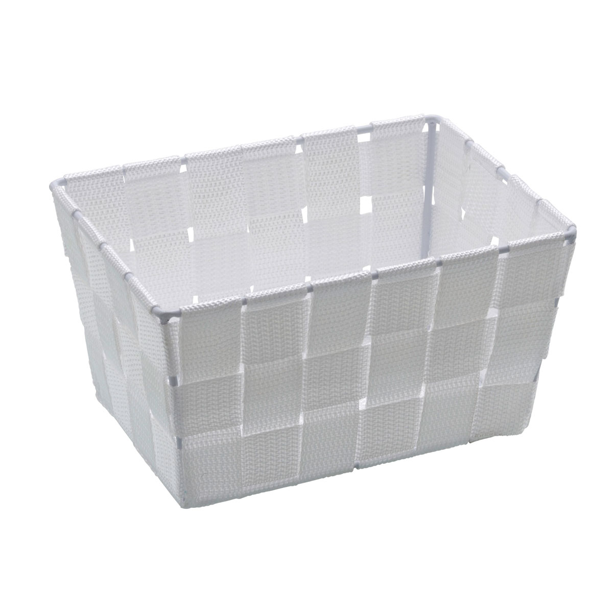 Wenko Aufbewahrungskorb Adria weiß rechteckig