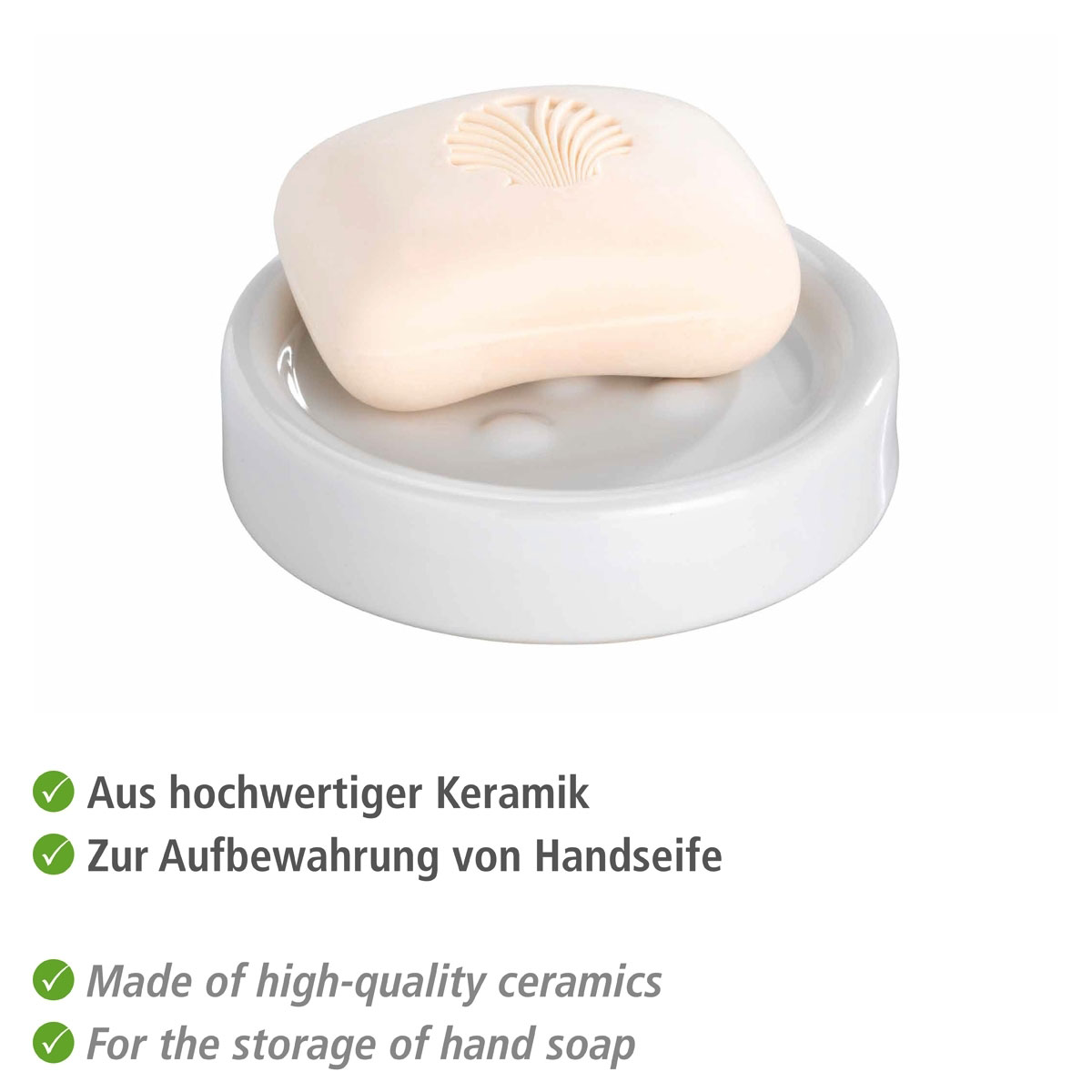 Wenko Seifenablage Polaris weiß Bild 2