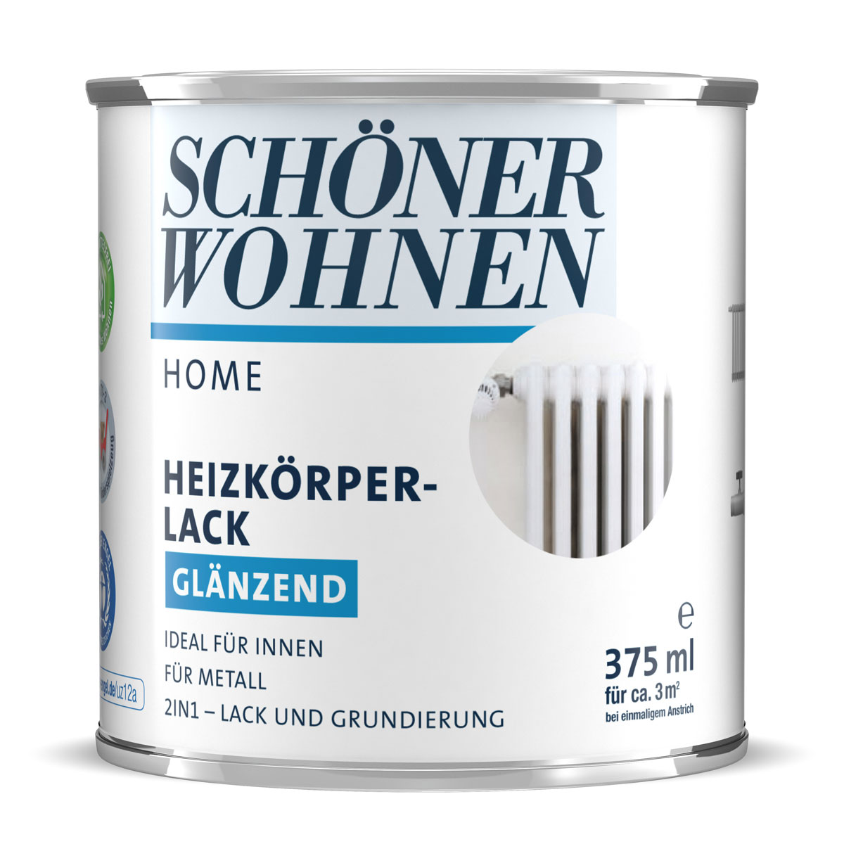 Schöner Wohnen Farbe Heizkörperlack Home reinweiß glänzend 375 ml Schöner Wohnen Farbe Heizkörperlack Home reinweiß glänzend 375 ml