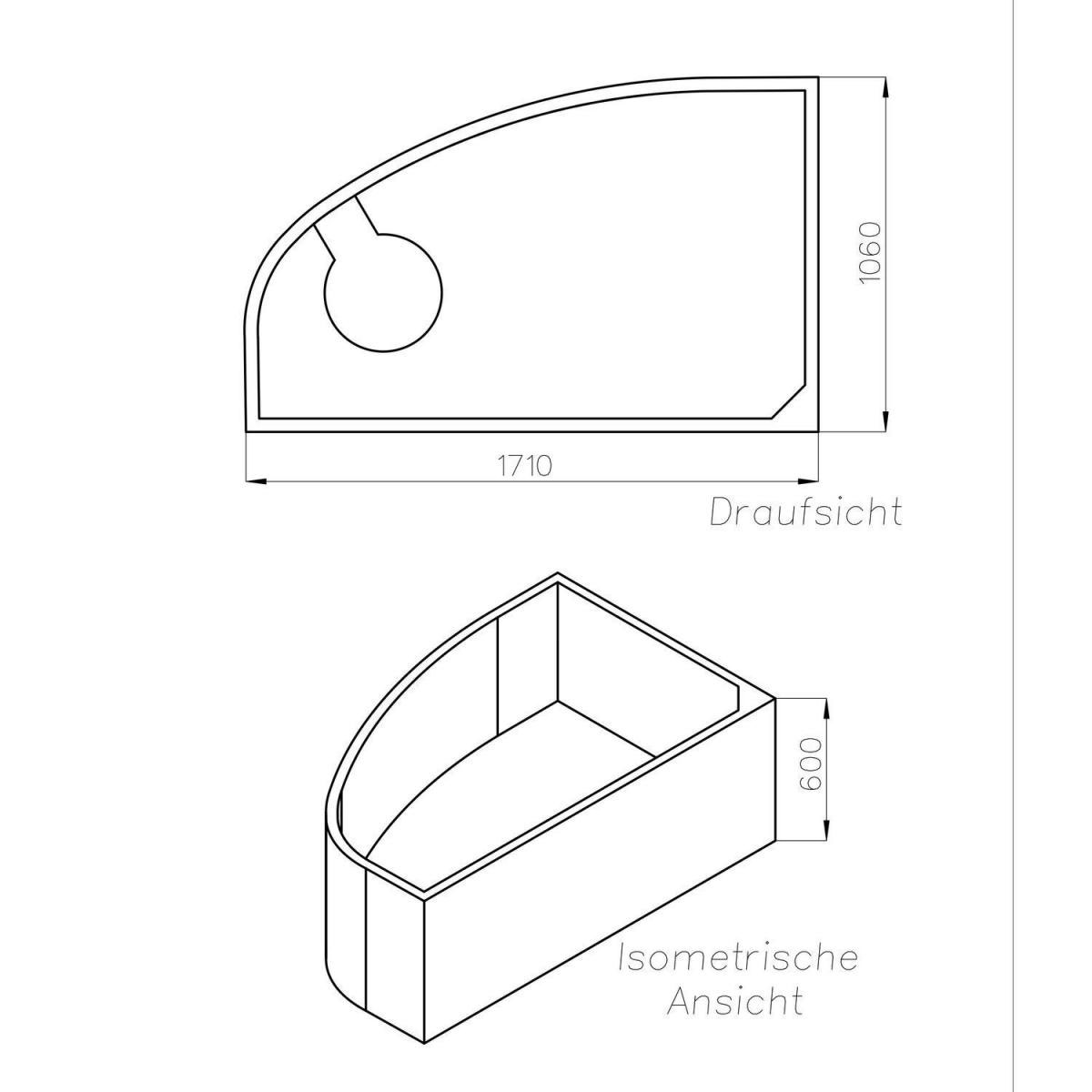 Ottofond Wannenträger zu Loredana Modell B Bild 2