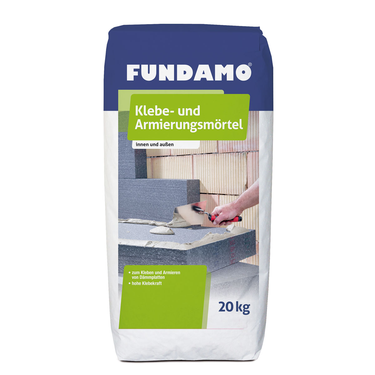Fundamo Klebemörtel und Armierungsmörtel 20 kg