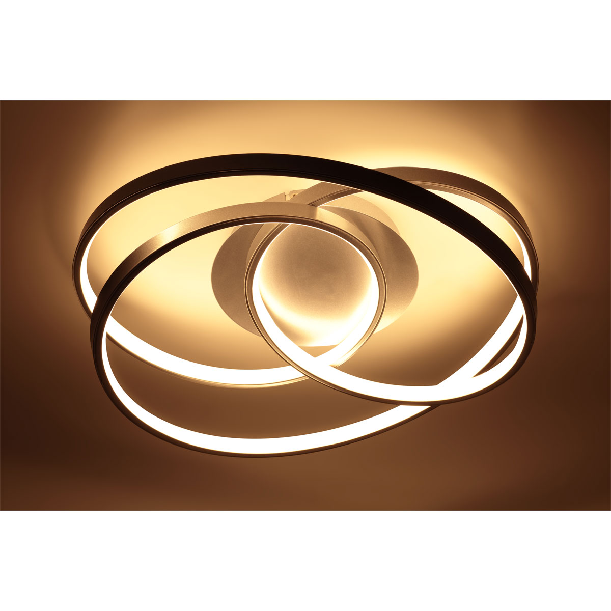 Flector LED-Deckenleuchte Elaine silber 41W Bild 2