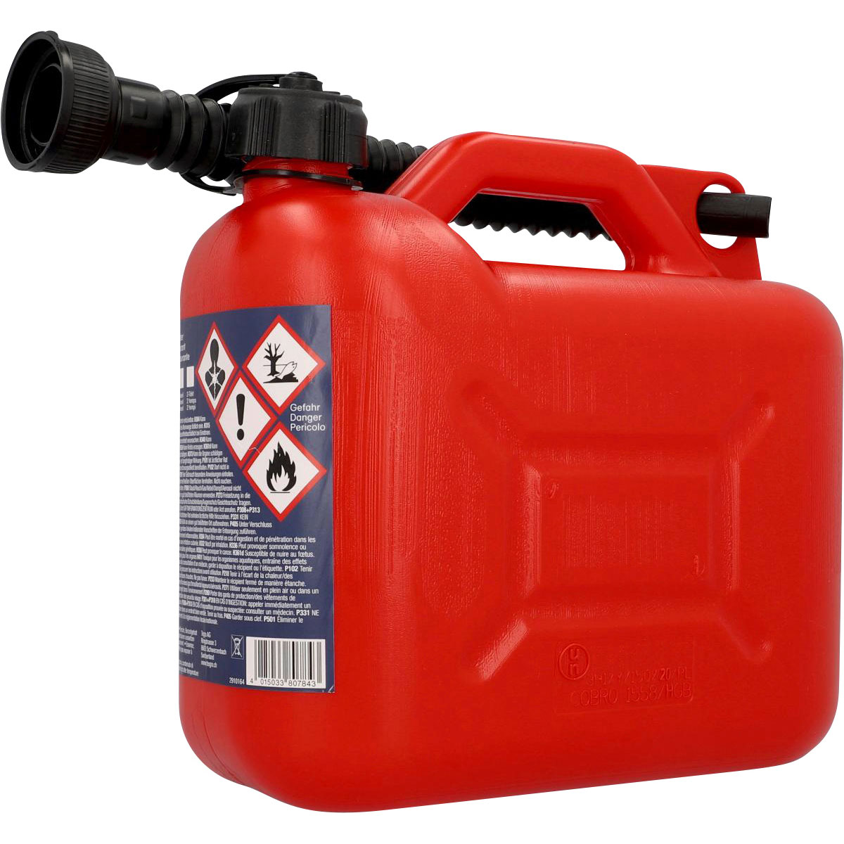 Cartrend  Benzinkanister Kunststoff rot 5 L