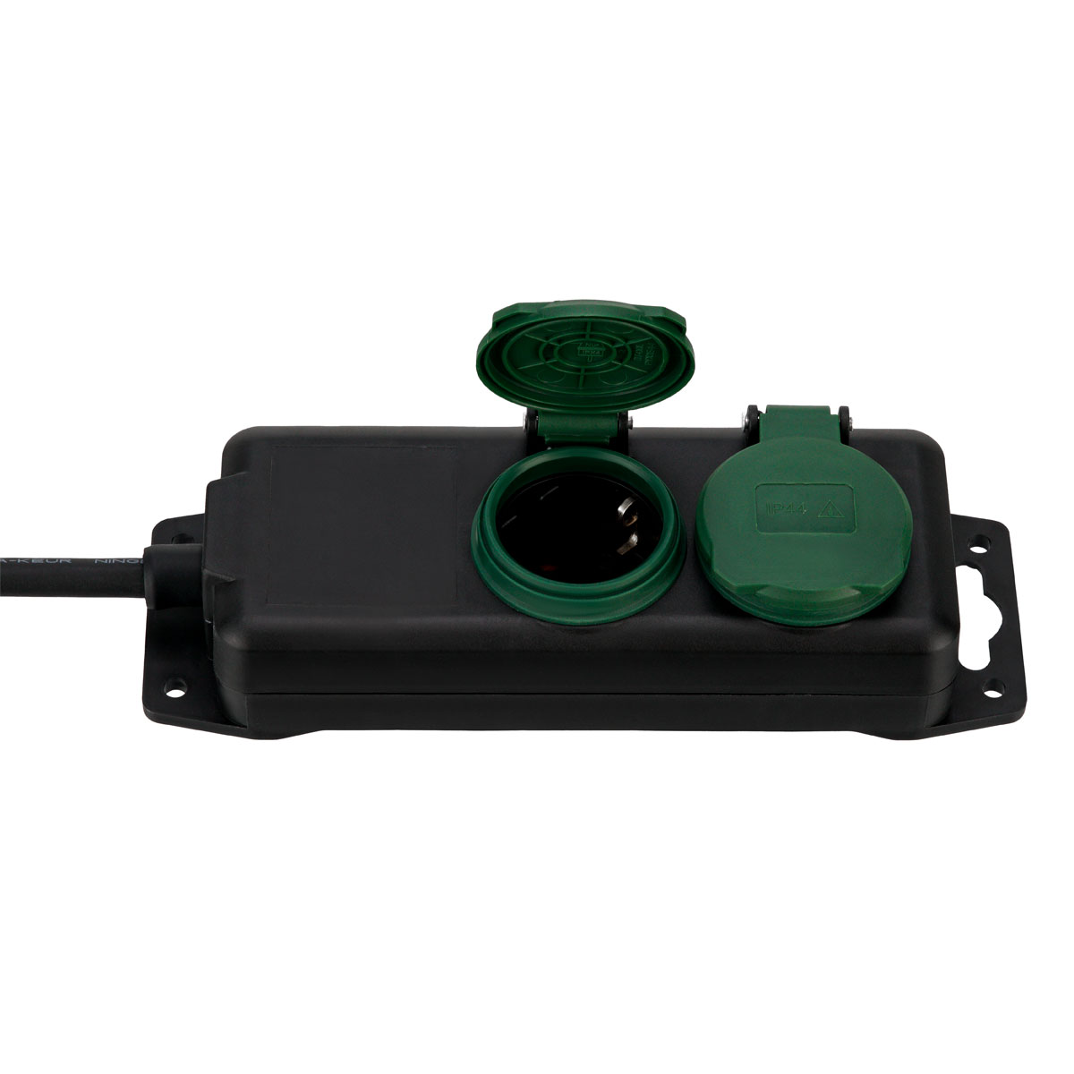 REV Ritter Steckdosenleiste IP 44 2-fach 1,4 m scharz-grün Bild 3