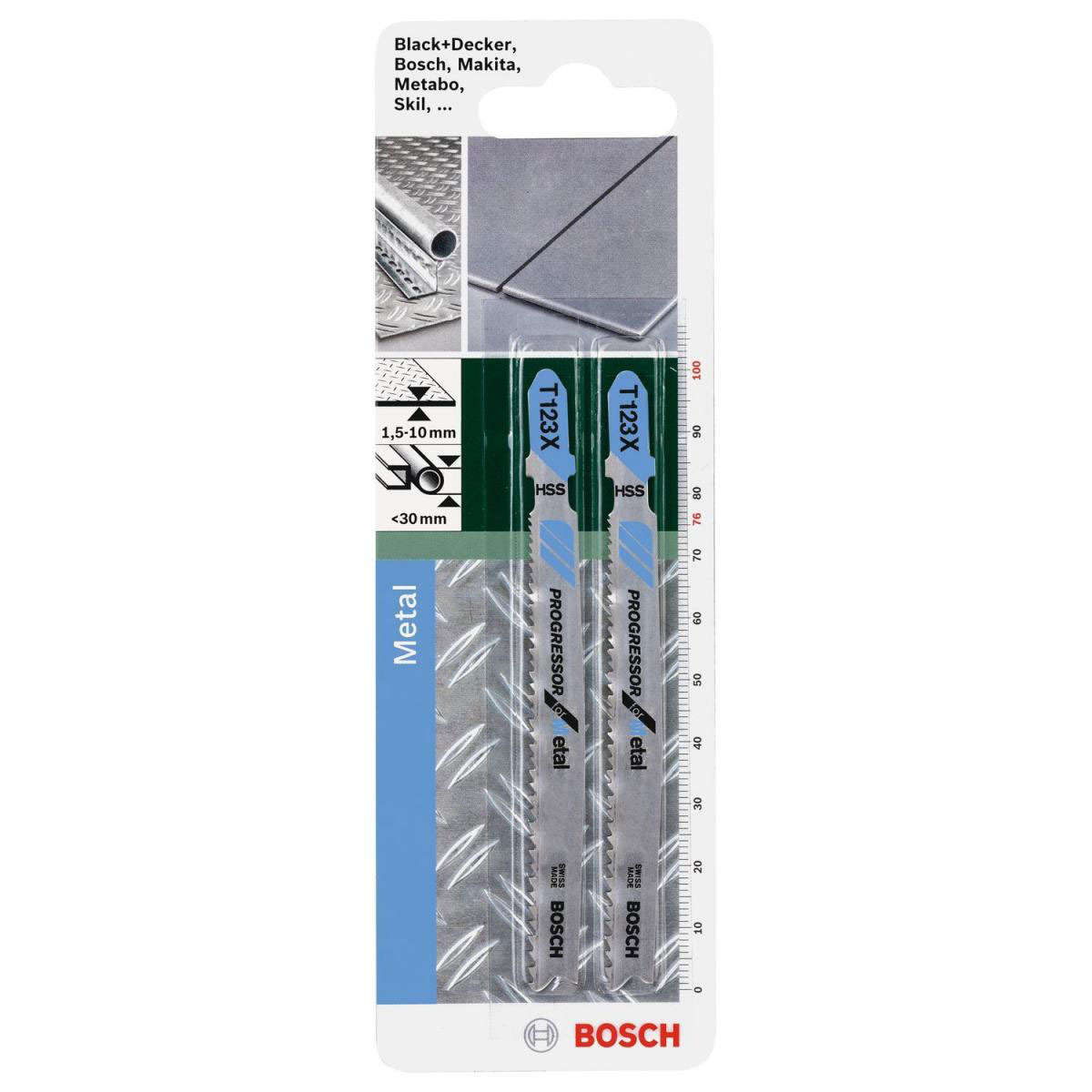Bosch  DIY Stichsägeblatt T 123 X HSS 2 Stück Bild 2