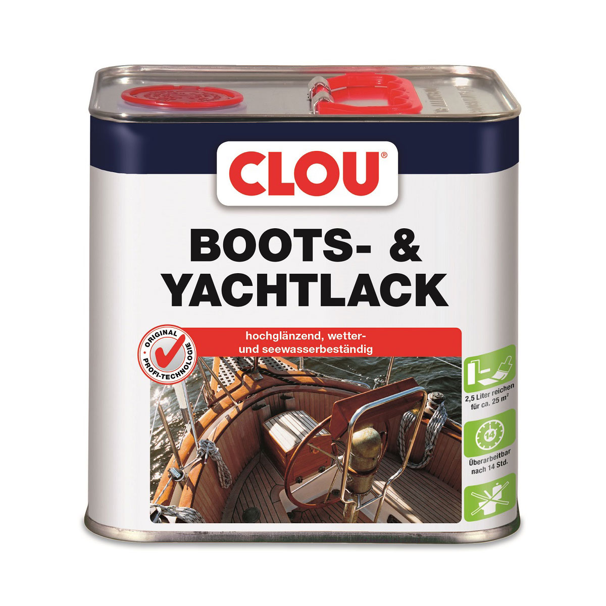 Clou Boots- und Yachtlack 2,5 L