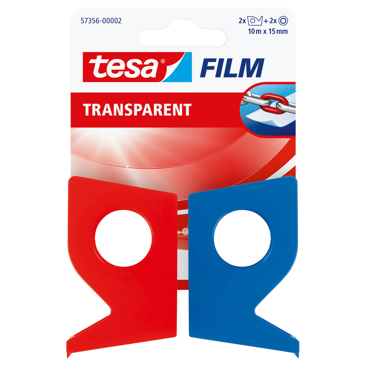 Tesa Klebeband film transparent 2 Stück